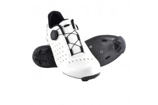 Zapatillas de Carretera Panzer Blancas Horma Ancha