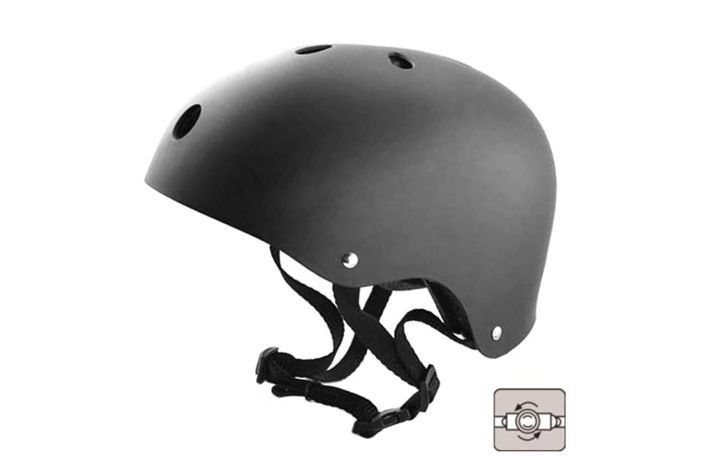 CASCO PATINETE NEGRO, C/REGULACION
