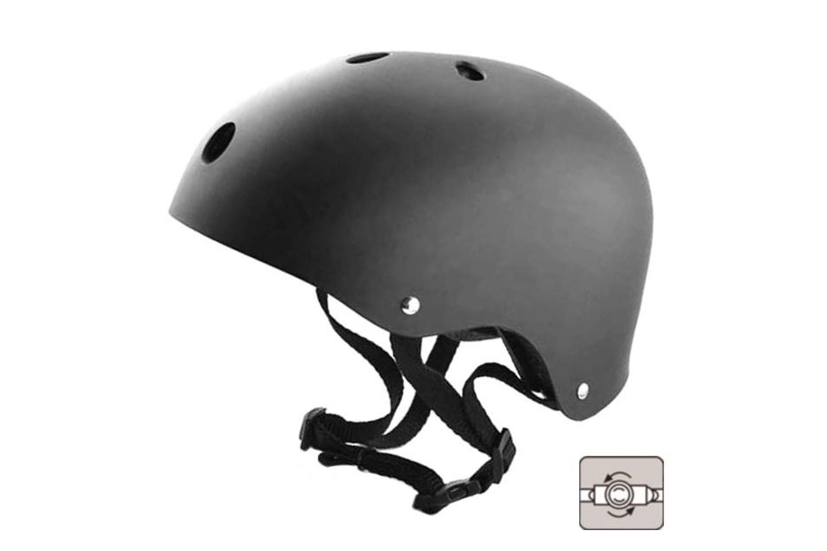 CASCO PATINETE NEGRO, C/REGULACION