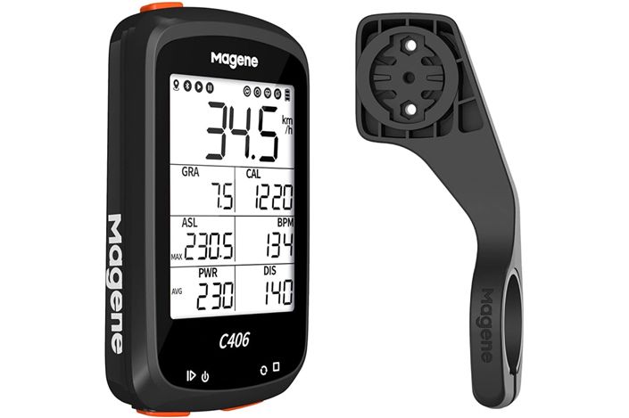 CICLO COMPUTADOR GPS MAGENE C406 PRO CON SOPORTE Y FUNDA DE