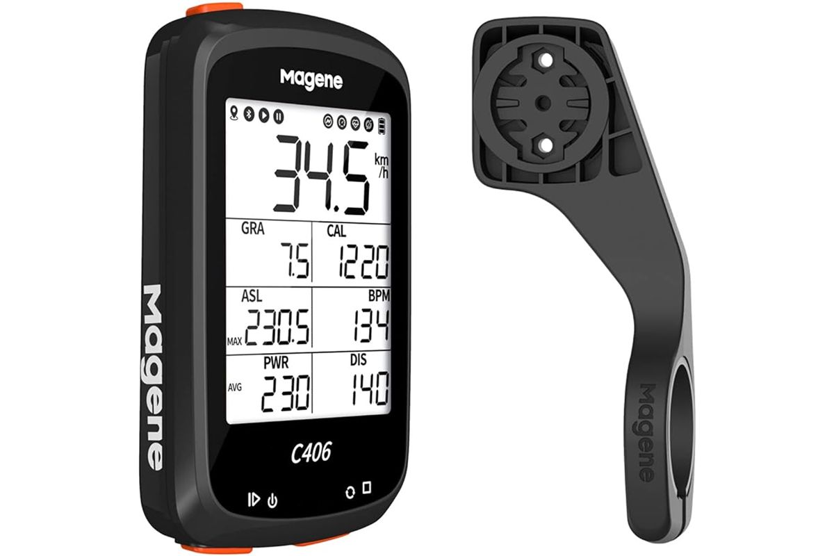 CICLO COMPUTADOR GPS MAGENE C406 PRO CON SOPORTE Y FUNDA DE
